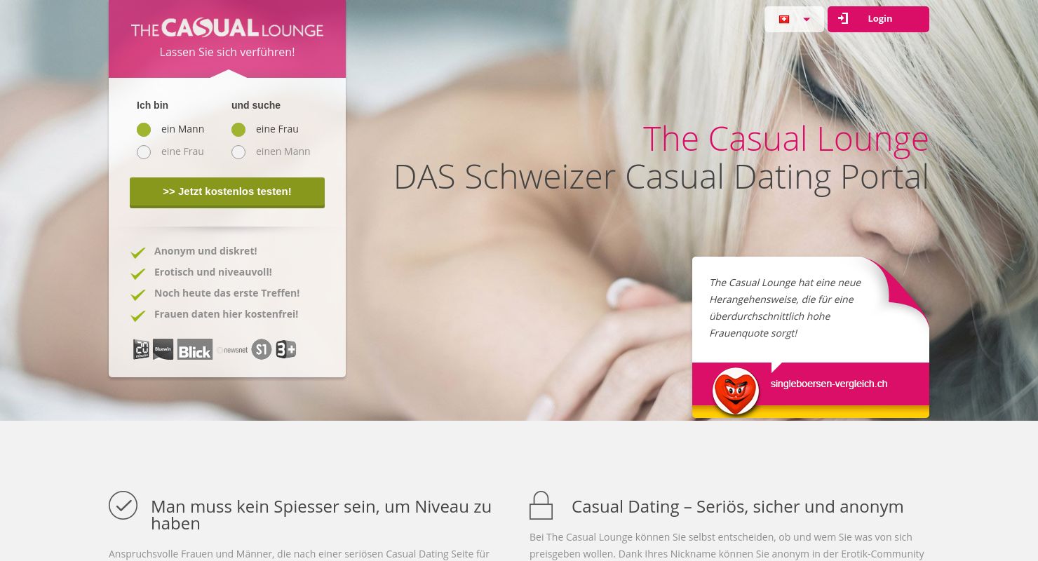 The casual lounge kosten